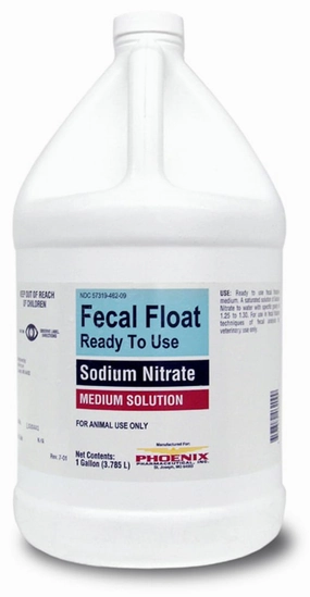 Phoenix Fecal Float, Ready To Use, Sodium Nitrate, 1 Gallon sheep feed sheep mineral sheep hay sheep pellets sheep salt block