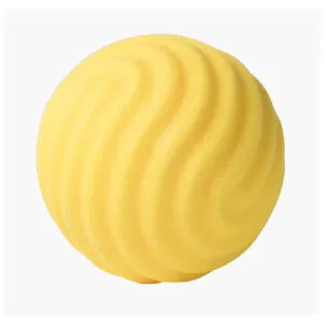 Pidan Wave Ball Dog Toy (Yellow) dog bones rawhide chew sticks dog jerky bacon bone