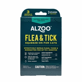 Plant-Based Flea & Tick Squeeze-On Topical for Cats cat climbing tree cat hammock cat steps cat grooming kit cat safety gate