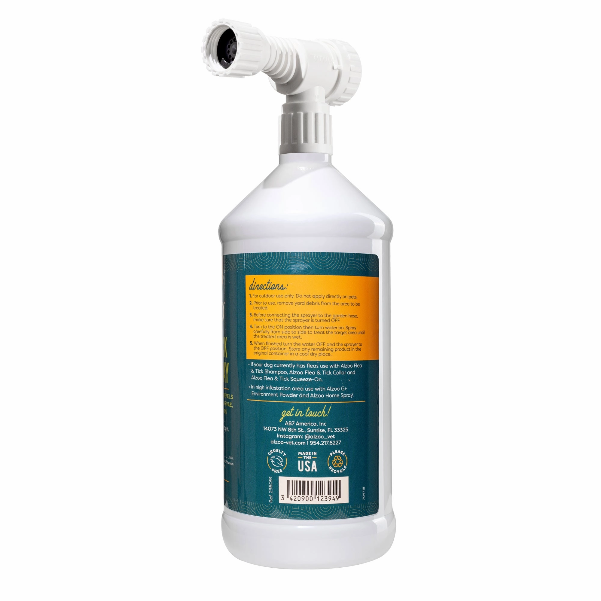 Plant-Based Natural Flea & Tick Yard Spray, 32 oz