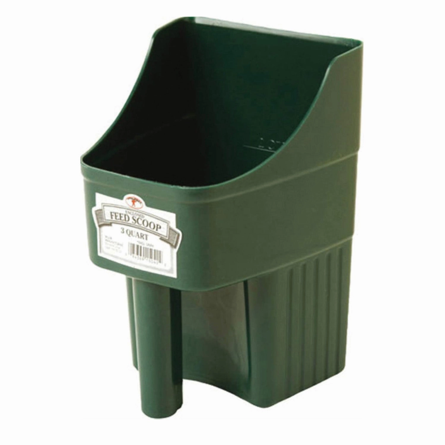 Plastic Enclosed Feed Scoop, 3 Quart