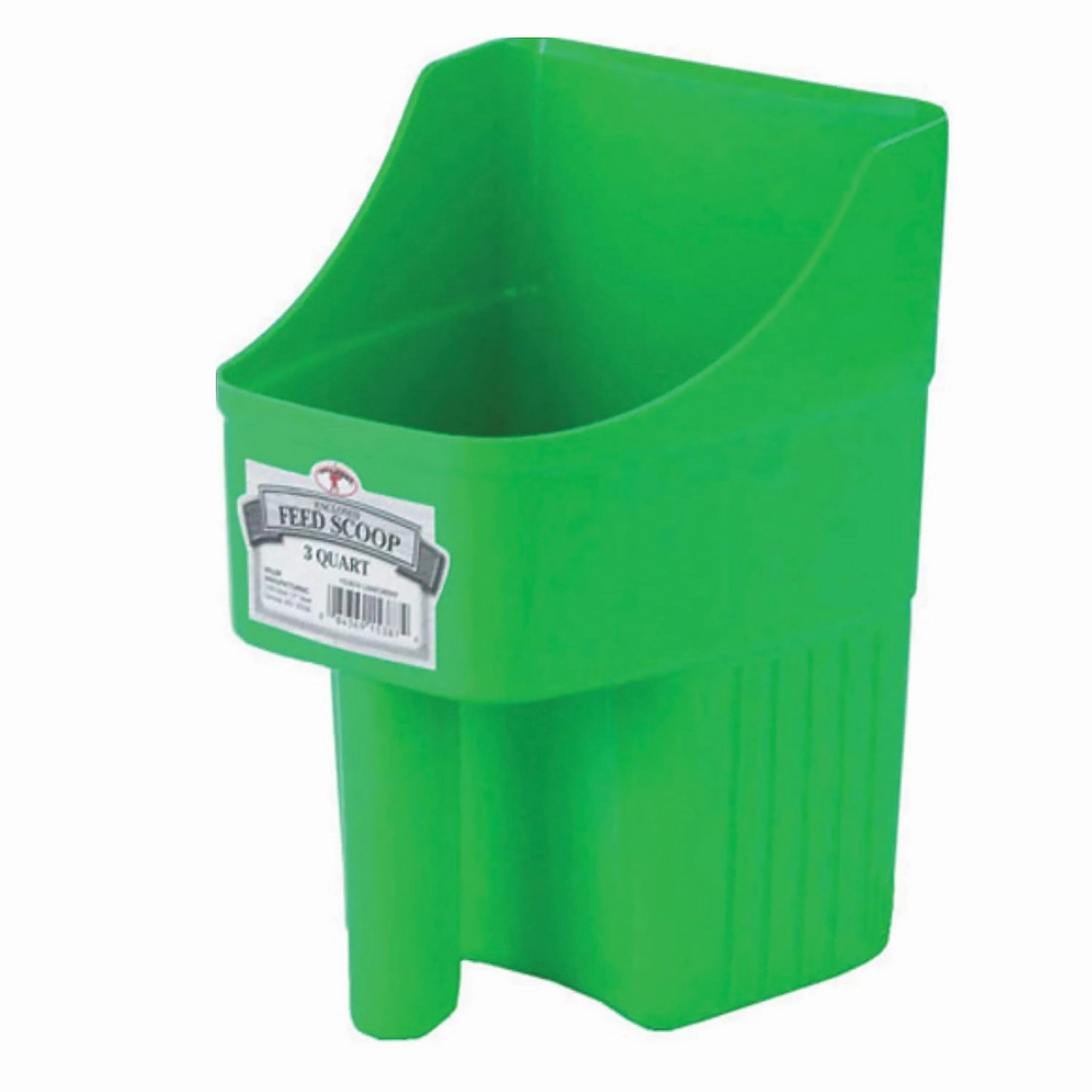 Plastic Enclosed Feed Scoop, 3 Quart
