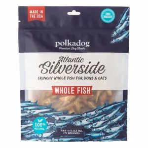 Polkadog Atlantic Silverside Grain-Free Treats For Cats & Dogs 2.5oz (Pouch) fly trap horse fly spray poultry fly control fly repellent farm fly solution