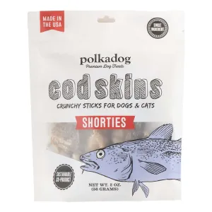 Polkadog Cod Skin Jerky Shorties Grain-Free Treats For Cats & Dogs 2oz (Pouch) chicken fence goat pen animal fencing electric fencing portable livestock fence