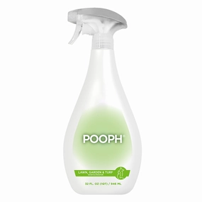 Pooph Lawn, Garden & Turf Odor Eliminator cat climbing tree cat hammock cat steps cat grooming kit cat safety gate