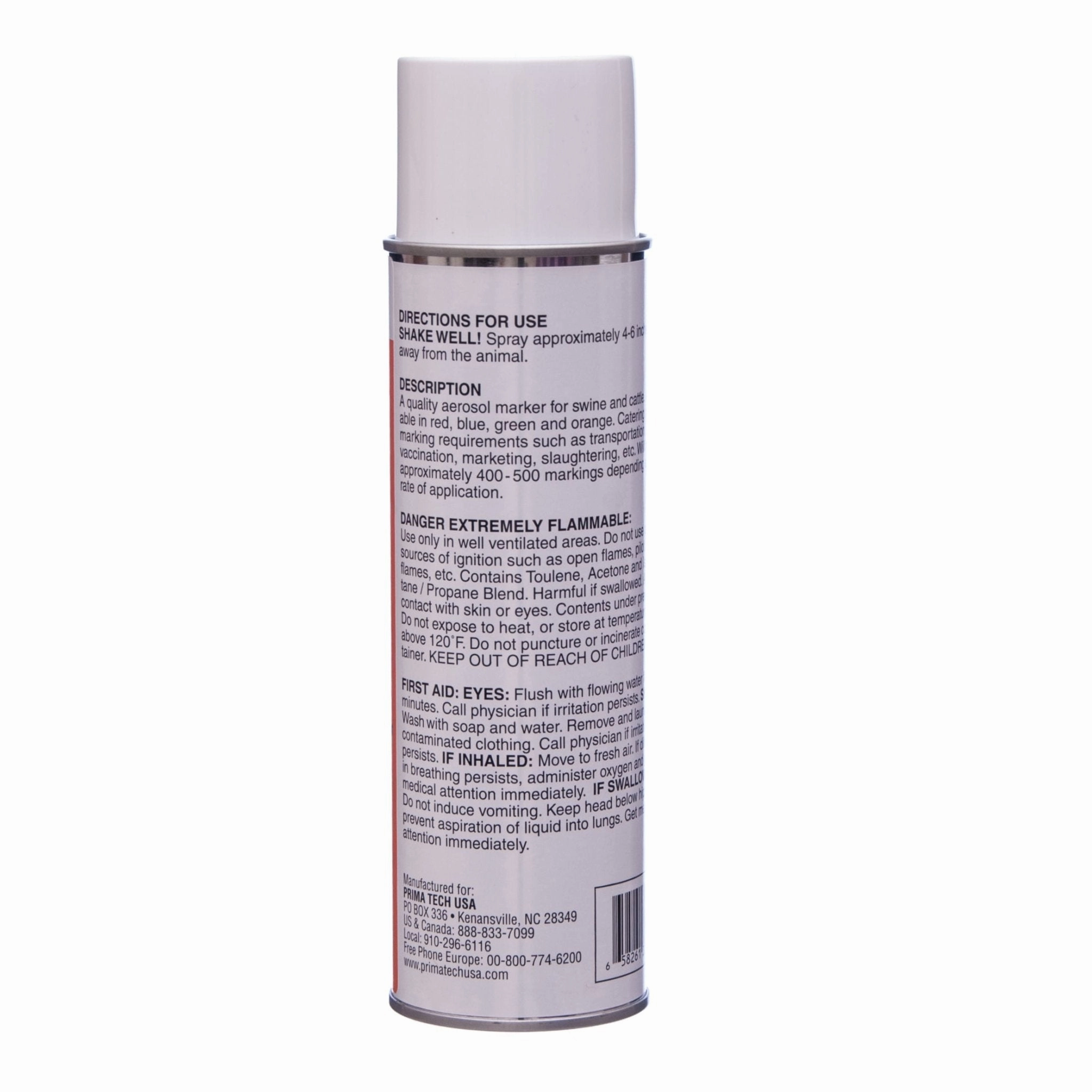 Prima Glo Marking Spray-On Fluorescent Livestock Marking Paint