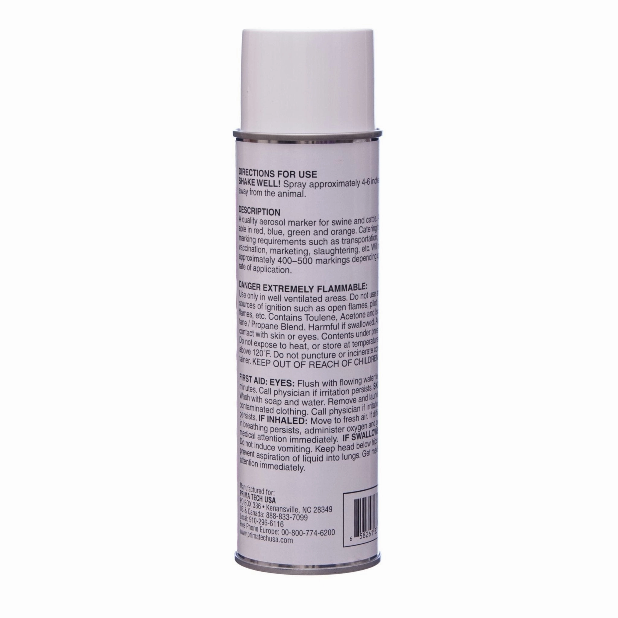 Prima Glo Marking Spray-On Fluorescent Livestock Marking Paint