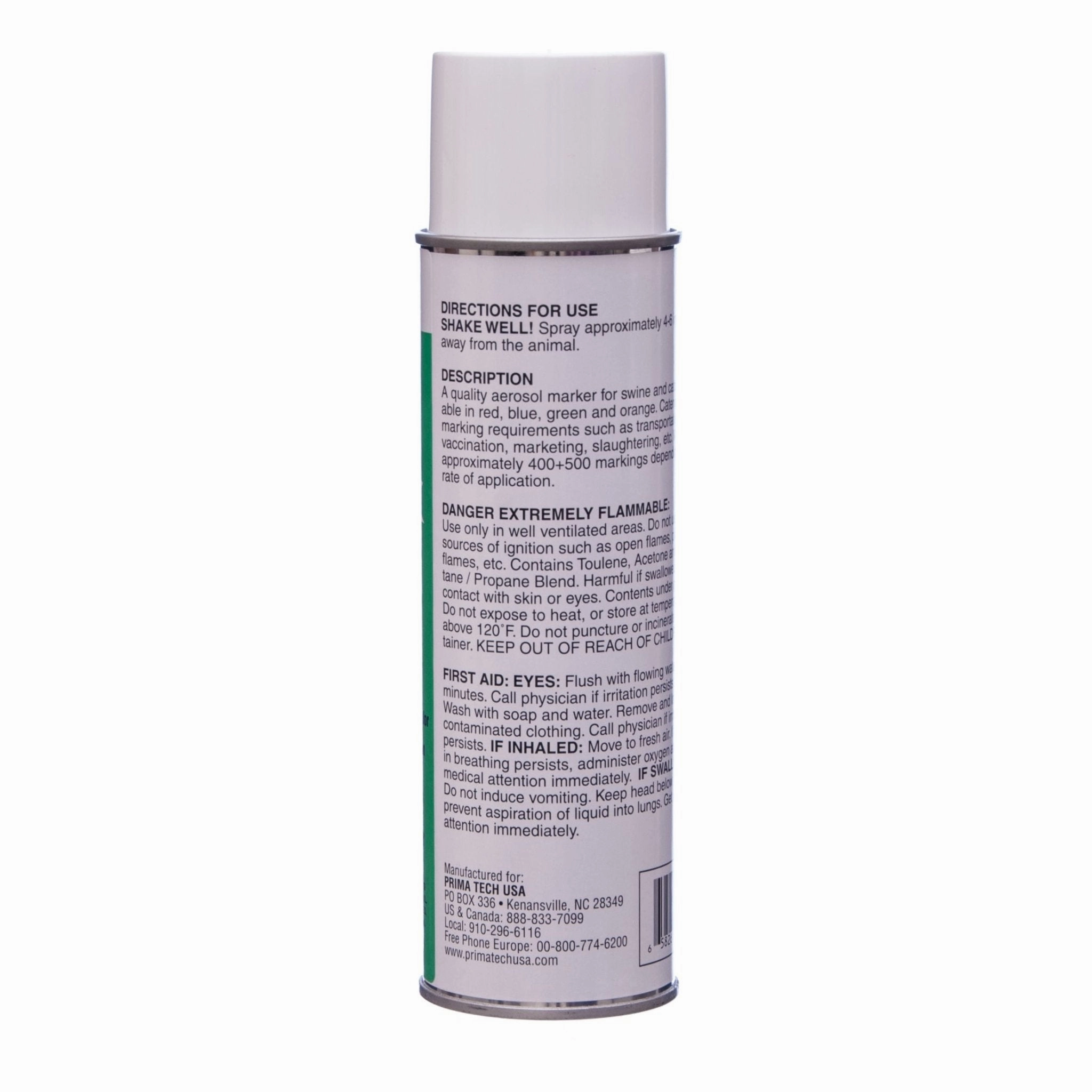 Prima Glo Marking Spray-On Fluorescent Livestock Marking Paint