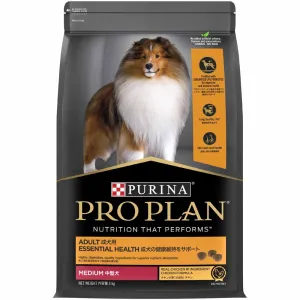 Pro Plan Medium Adult Chicken Formula with Probiotics Dry Dog Food 15kg dog supplies dog food toys accessories dog bed