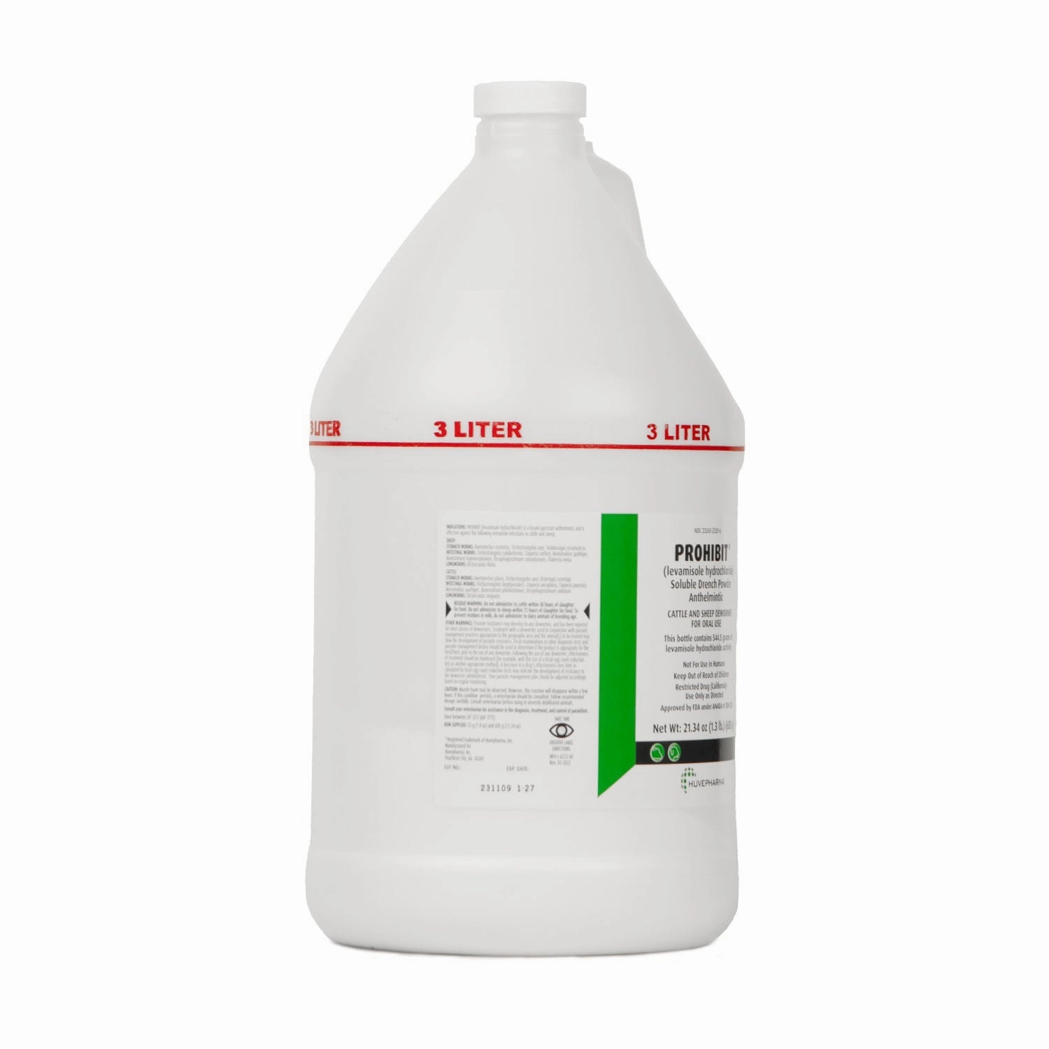 Prohibit Soluble Drench Dewormer for Cattle & Sheep