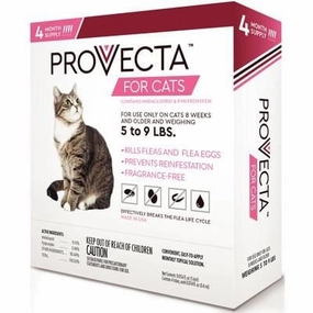 Provecta II for Cats, 4 Dose cat grooming cat shampoo cat conditioner cat comb cat grooming glove