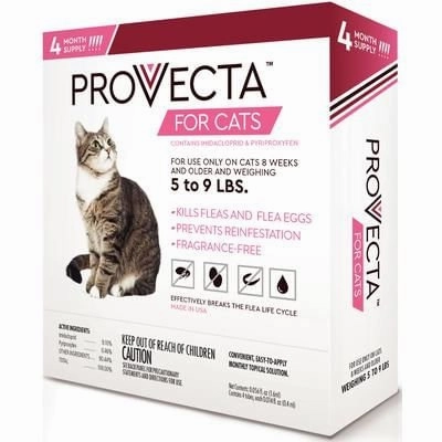 Provecta II for Cats, 4 Dose cat grooming cat shampoo cat conditioner cat comb cat grooming glove