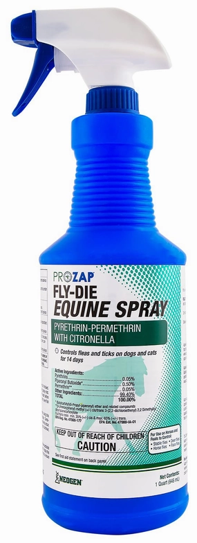 Prozap Fly-Die Equine Spray poultry remedies poultry supplement goat vitamins sheep probiotics animal health boost