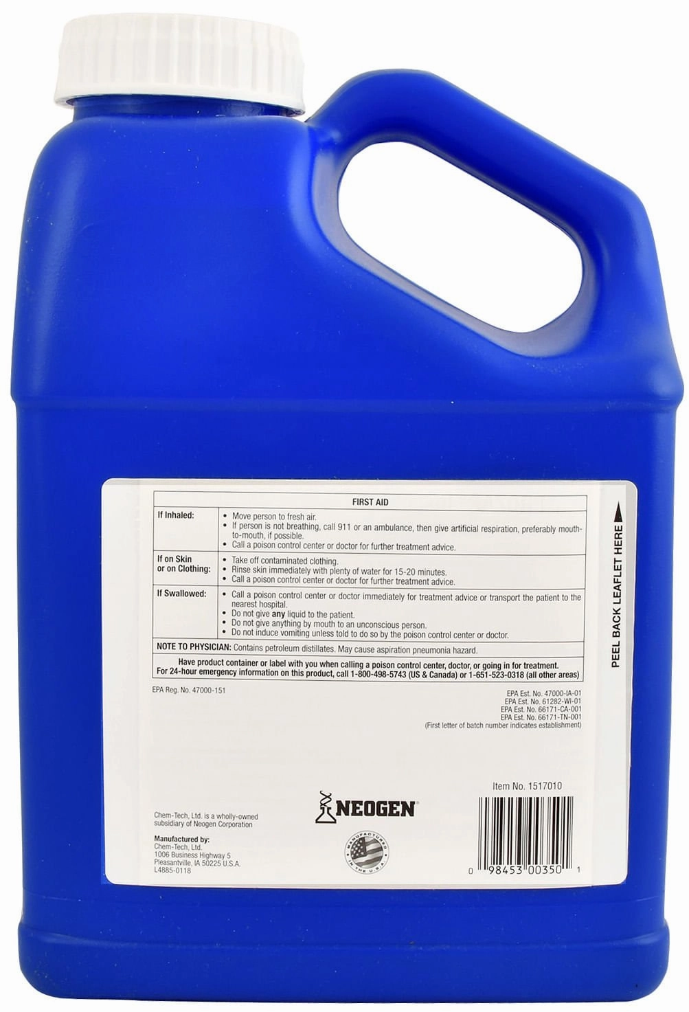 Prozap Insectrin 1% Pour-On Xtra Fly Insecticide, Gallon