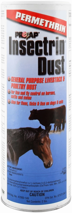 Prozap Insectrin Dust, 2 lb Shaker for Fly Control multi-pet food pet bundle kits pet care sets pet health combos pet treat packs