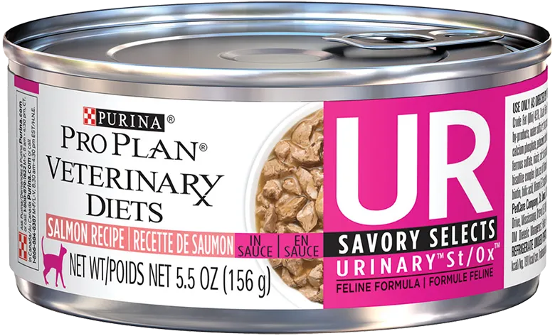 Purina Pro Plan Veterinary Diets UR Urinary St/Ox Savory Selects Salmon Wet Cat Food cat supplies cat house cat tree cat feeder cat collar