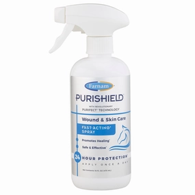 PuriShield Wound & Skin Care Fast-Acting Wound Spray sheep feed sheep mineral sheep hay sheep pellets sheep salt block
