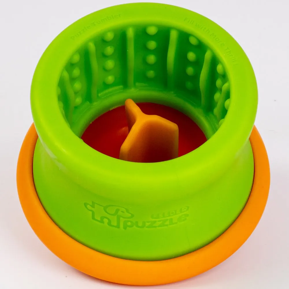 Puzzle Feeder Tumbler Interactive Dog Toy (Small / Medium)