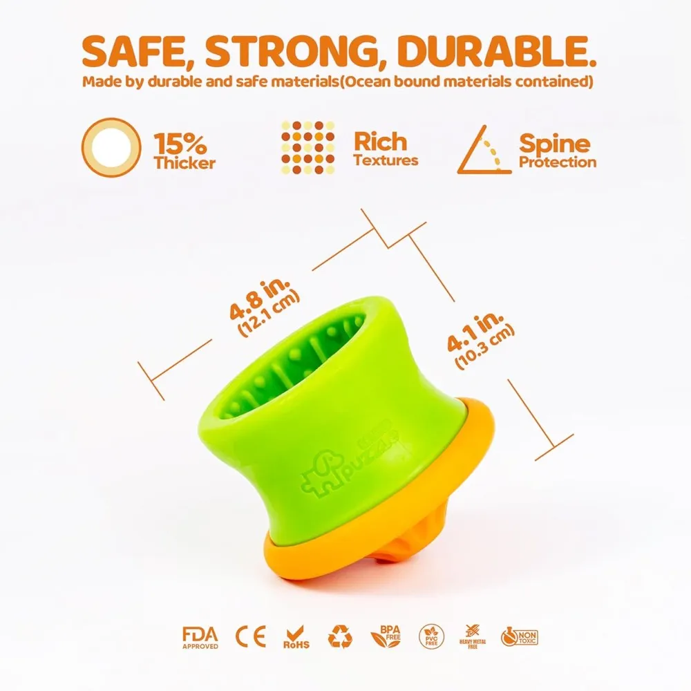Puzzle Feeder Tumbler Interactive Dog Toy (Small / Medium)