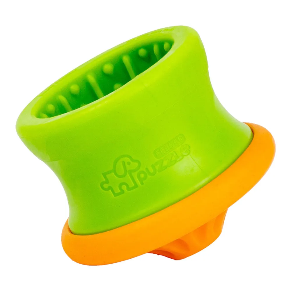 Puzzle Feeder Tumbler Interactive Dog Toy (Small / Medium) dog bones rawhide chew sticks dog jerky bacon bone