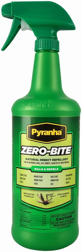 Pyranha Zero-Bite Natural Fly Spray tuff dog toys durable toys for dogs chew tested toys hard chew toy strong plush