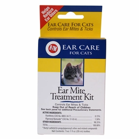 R-7M Ear Mite Treatment Kit for Cats, 1 oz cat scratchers cat towers cat window perch cat heating pad cat calming spray
