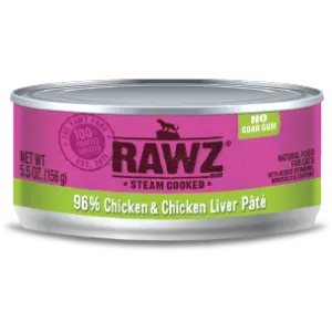 RAWZ 96% Chicken Liver Pate Wet Cat Food cat supplies cat house cat tree cat feeder cat collar