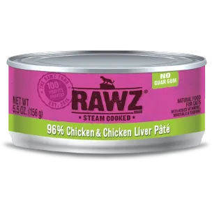 RAWZ 96% Chicken Liver Pate Wet Cat Food cat supplies cat house cat tree cat feeder cat collar