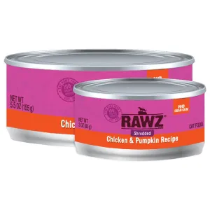 RAWZ Shredded Chicken & Pumpkin Wet Cat Food cat supplies cat house cat tree cat feeder cat collar