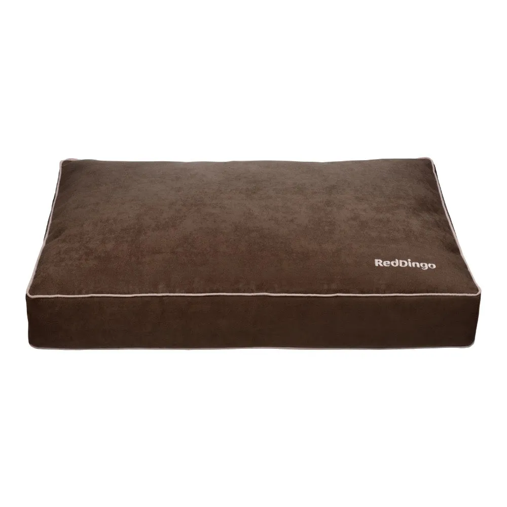 Red Dingo Premium Mattress Dog Bed (Chocolate) dog bones rawhide chew sticks dog jerky bacon bone