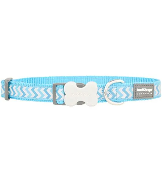 Red Dingo Reflective Ziggy Dog Collar (Turquoise) dog bones rawhide chew sticks dog jerky bacon bone