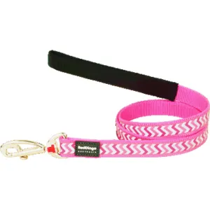 Red Dingo Reflective Ziggy Fixed Length Lead Dog Leash (Hot Pink) grain free dog food natural dog biscuits high protein dog food dog food pack dog meat sticks