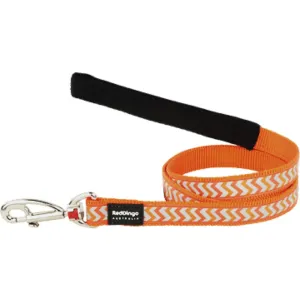 Red Dingo Reflective Ziggy Fixed Length Lead Dog Leash (Orange) grain free dog food natural dog biscuits high protein dog food dog food pack dog meat sticks
