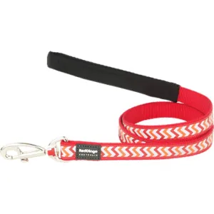 Red Dingo Reflective Ziggy Fixed Length Lead Dog Leash (Red) grain free dog food natural dog biscuits high protein dog food dog food pack dog meat sticks