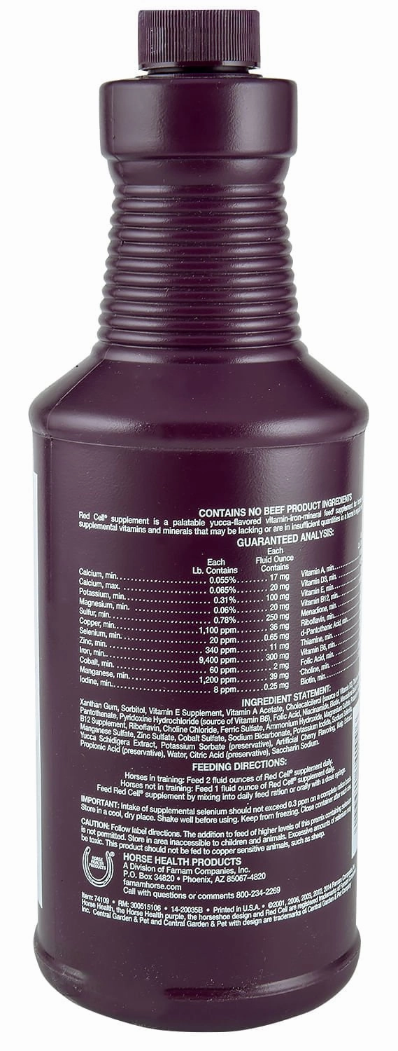 Red Cell Horse Supplement for Energy & Stamina