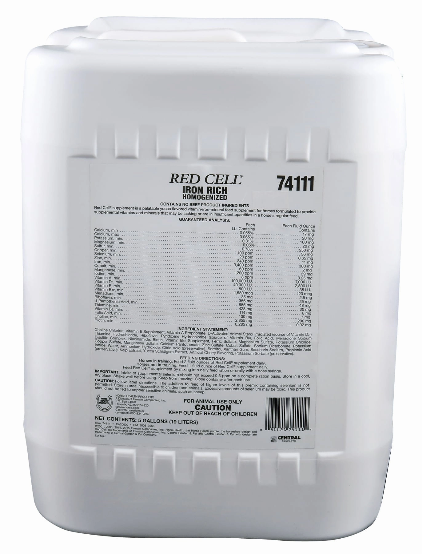 Red Cell Horse Supplement for Energy & Stamina