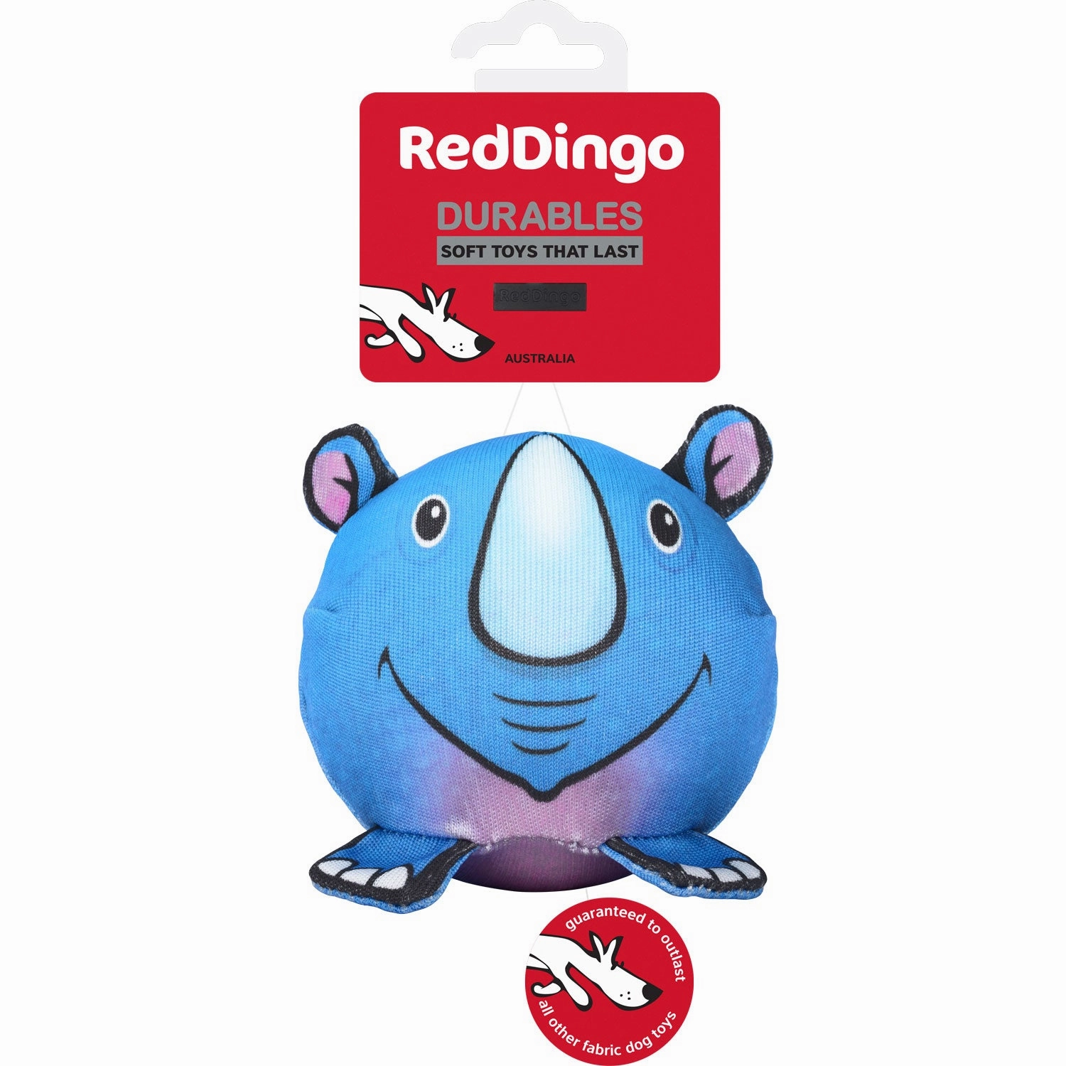 Red Dingo Riley the Rhino Durables Ball