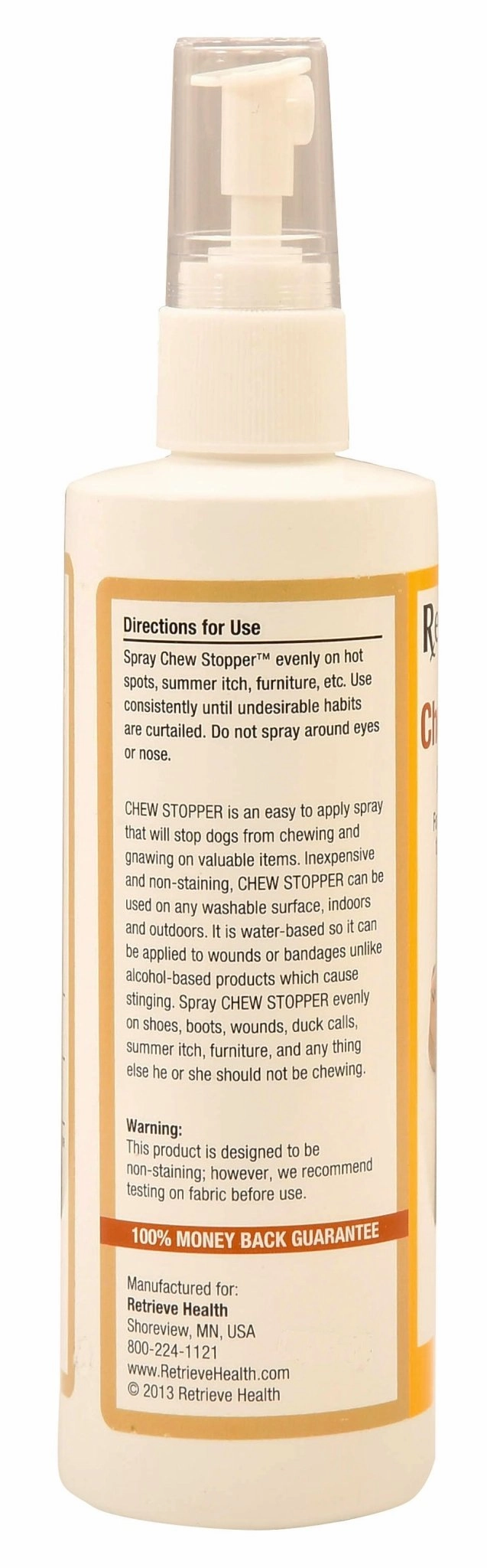 Retrieve Chew Stopper No Chew Spray - Stop Dogs Chewing, 8 oz