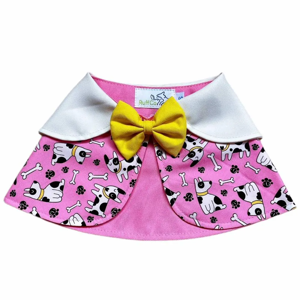 RuffCo Handcrafted Cape For Cats & Dogs (Pink Bull Terriers) puppy food dog jerky treats dog dental treats dog chicken strips organic dog food
