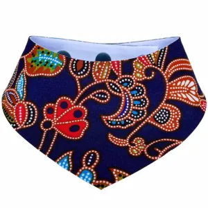 RuffCo Handcrafted Reversible Bandana For Cats & Dogs (Blue Batik) grain free dog food natural dog biscuits high protein dog food dog food pack dog meat sticks