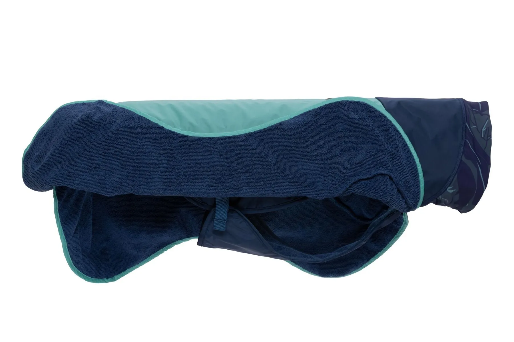 Ruffwear Absorbent Wearable Dog Drying Towel (Aurora Teal)