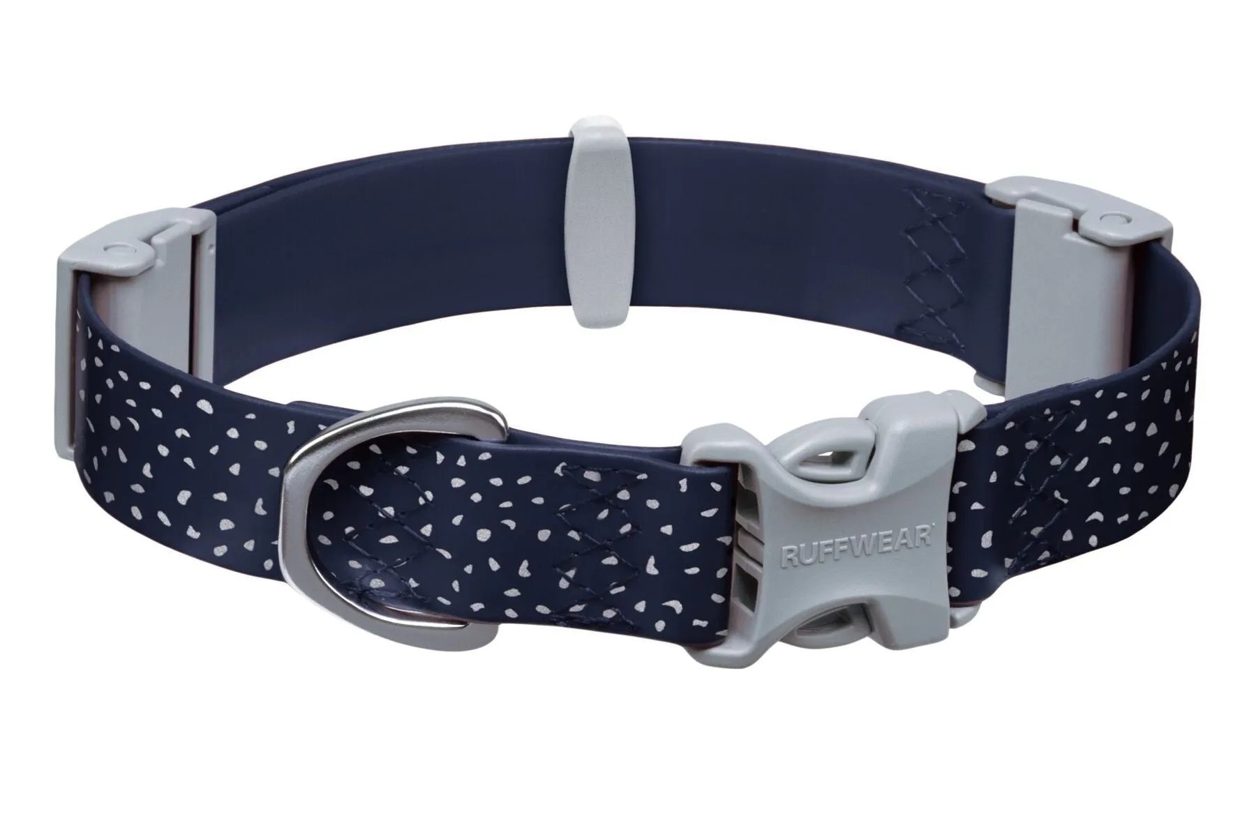 Ruffwear Confluence Reflective Waterproof Dog Collar (Midnight Blue) grain free dog food natural dog biscuits high protein dog food dog food pack dog meat sticks