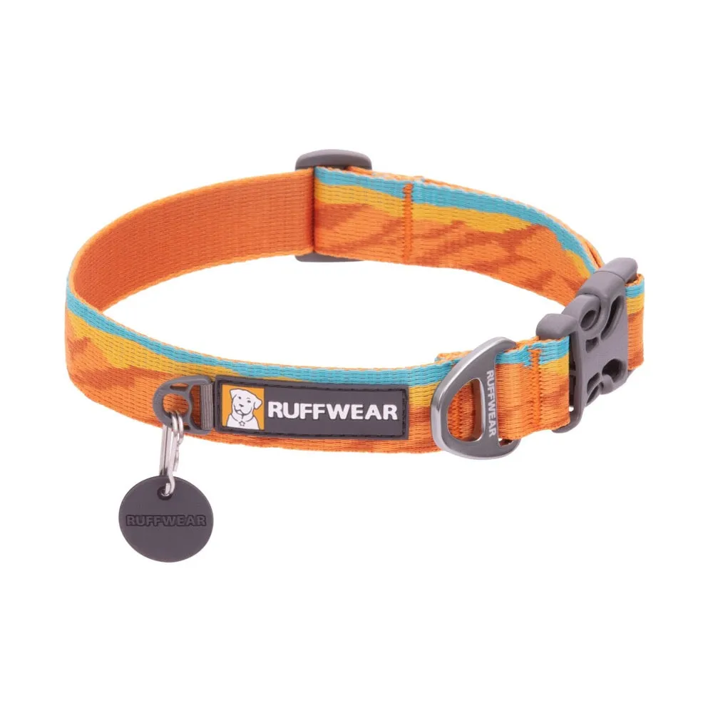 Ruffwear Flat Out Patterned Dog Collar (Fall Mountains) puppy food dog jerky treats dog dental treats dog chicken strips organic dog food