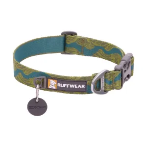 Ruffwear Flat Out Patterned Dog Collar (New River) grain free dog food natural dog biscuits high protein dog food dog food pack dog meat sticks