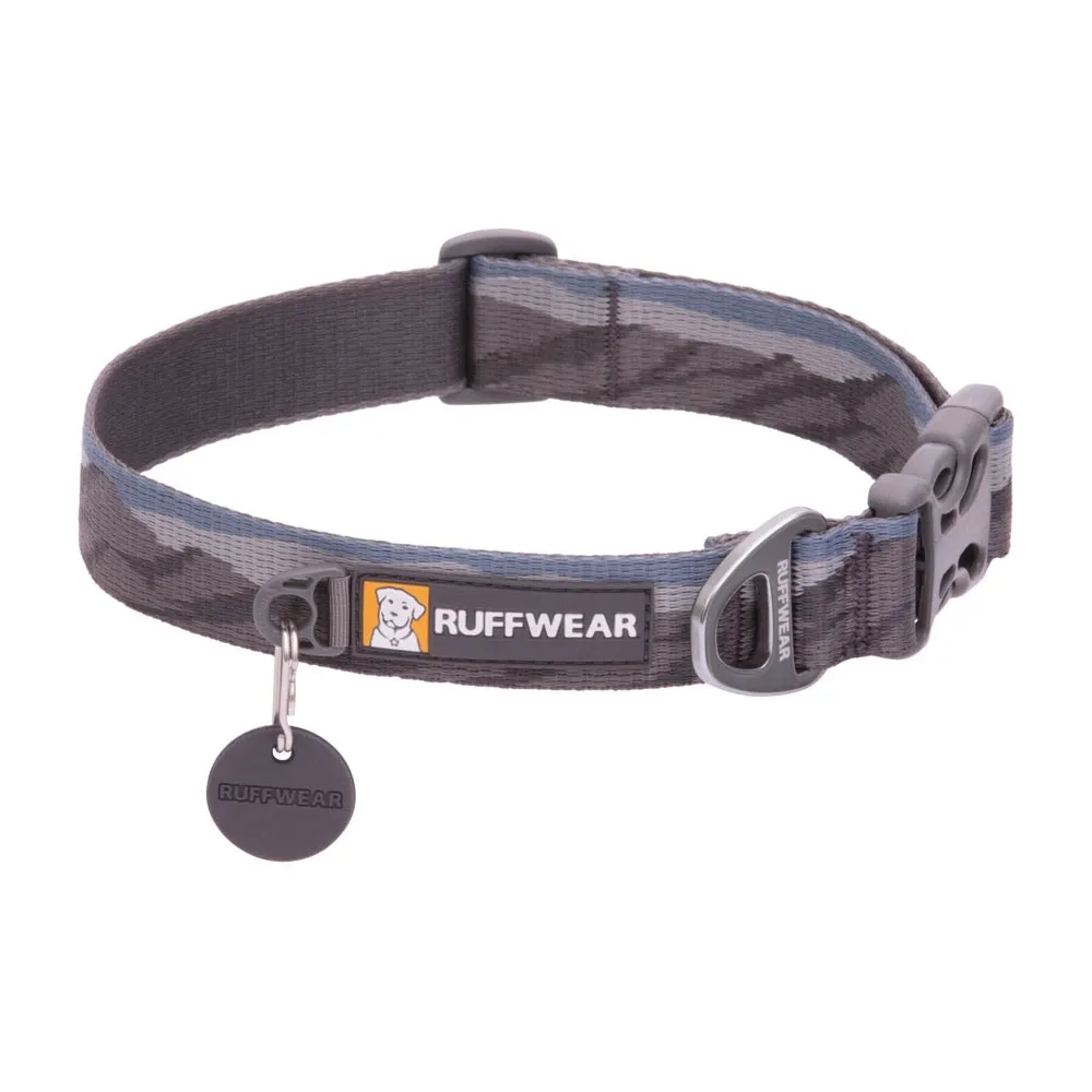 Ruffwear Flat Out Patterned Dog Collar (Rocky Mountains) grain free dog food natural dog biscuits high protein dog food dog food pack dog meat sticks