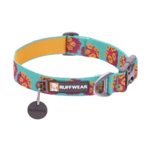 Ruffwear Flat Out Patterned Dog Collar (Spring Burst) puppy food dog jerky treats dog dental treats dog chicken strips organic dog food