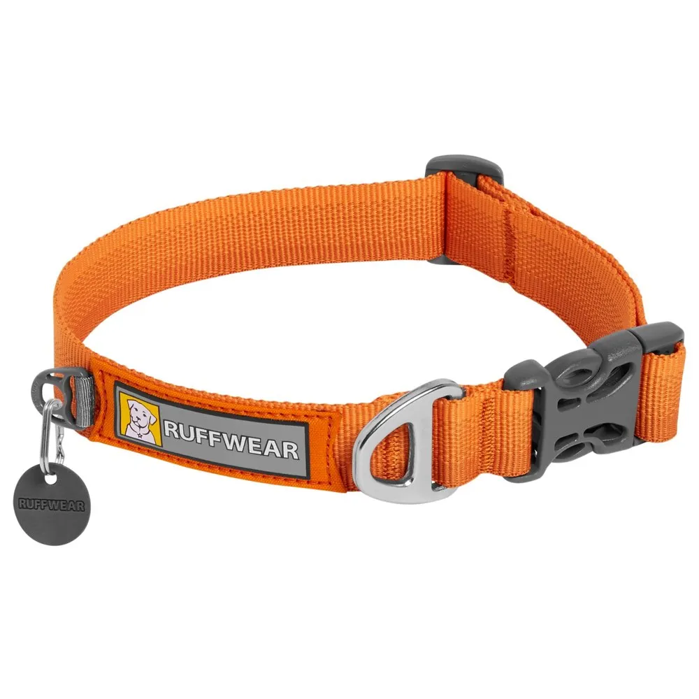 Ruffwear Front Range Ombr Dog Collar (Campfire Orange) grain free dog food natural dog biscuits high protein dog food dog food pack dog meat sticks