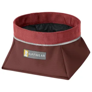 Ruffwear Quencher Collapsible Food & Water Dog Bowl (Fired Brick) dog bones rawhide chew sticks dog jerky bacon bone