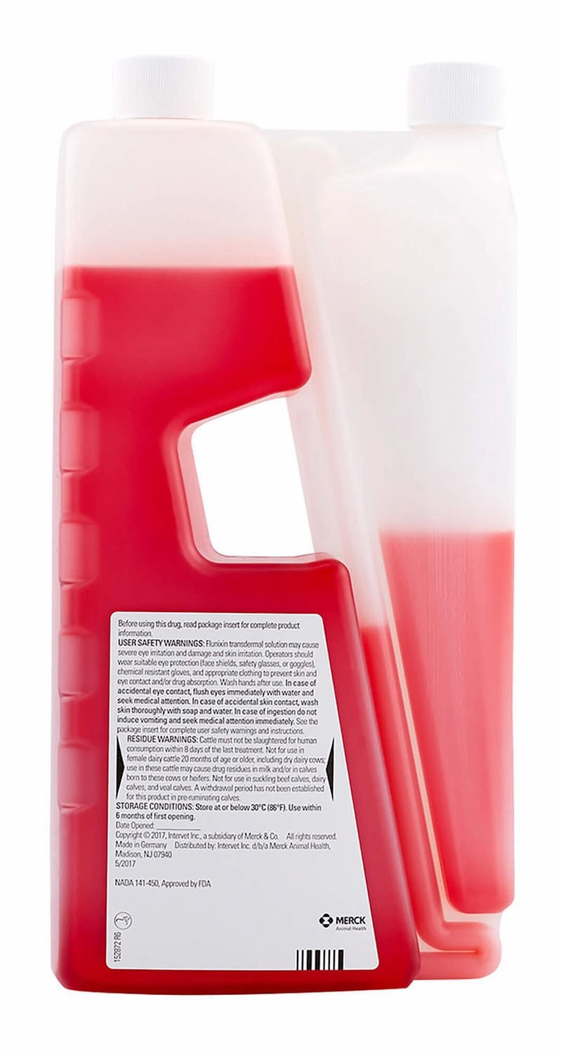 Rx Banamine Transdermal (flunixin transdermal solution) Pour-on for Cattle