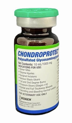 Rx Chondroprotec (polysulfated glycosaminoglycan) 1000mg x 10 ml vial for Dogs, Cats, & Horses poultry remedies poultry supplement goat vitamins sheep probiotics animal health boost